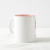 Proud Pug Mom Zweifarbige Tasse (Vorderseite Links)