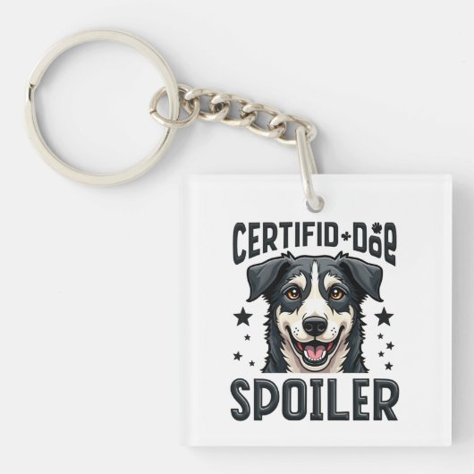 Proud Pup Spoiler Schlüsselanhänger (Vorderseite)
