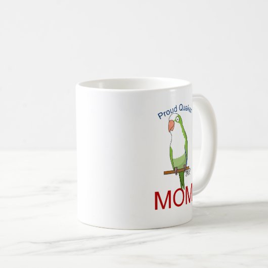 Proud Quaker-Mama Kaffeetasse (VorderseiteRechts)