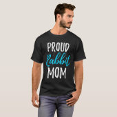 Proud Rabbit Mama Funny Bunny Rabbit Geschenk Idee T-Shirt (Vorne ganz)
