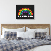 Proud Rainbow Vater Leinwanddruck (Insitu (Schlafzimmer))