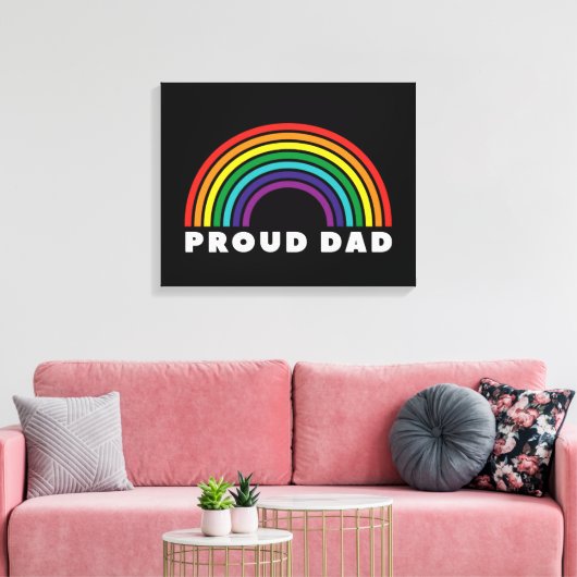 Proud Rainbow Vater Leinwanddruck (Insitu (Wohnzimmer))