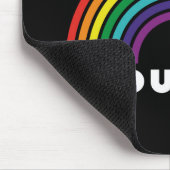 Proud Rainbow Vater Mousepad (Ecke)