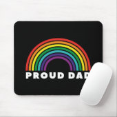 Proud Rainbow Vater Mousepad (Mit Mouse)