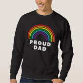 Proud Rainbow Vater Sweatshirt (Vorderseite)