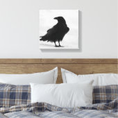 Proud Raven Leinwanddruck (Insitu (Schlafzimmer))
