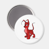 Proud red Gelert Magnet (Vorderseite/Rückseite)