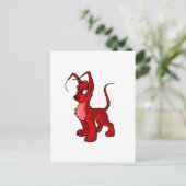 Proud red Gelert Postkarte (Stehend Vorderseite)
