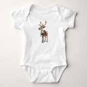 Proud Reindeer Baby Bodysuit Baby Strampler (Vorderseite)
