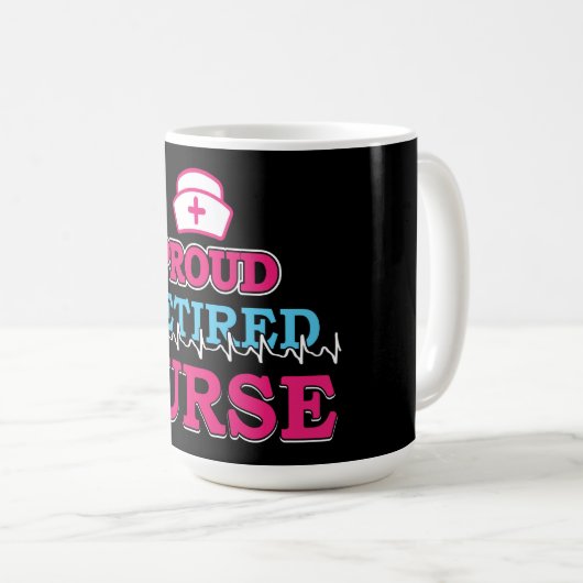 Proud Remüde Nurse Tasse (VorderseiteRechts)