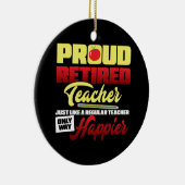 Proud Remüder Lehrerin Funny Keramik Ornament (Rechts)
