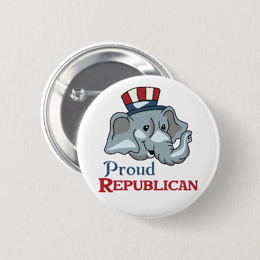 Proud Republikaner Button (Vorne & Hinten)