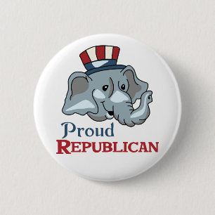 Proud Republikaner Button