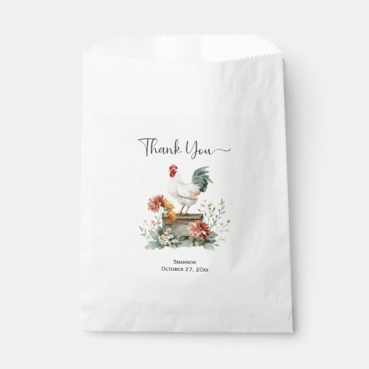 Proud Rooster-Blume Farm Generic | Geschenktütchen (Vorderseite)