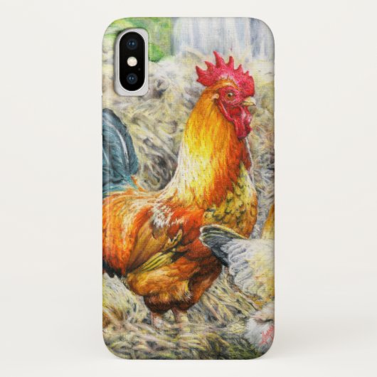 Proud Rooster Case-Mate iPhone Hülle (Rückseite)
