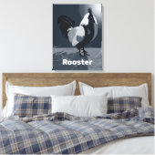 Proud Rooster Dark Blue Kitchen Wall Decke Leinwanddruck (Insitu (Schlafzimmer))