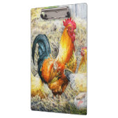 Proud Rooster Klemmbrett (Links)