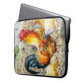 Proud Rooster Laptopschutzhülle (Vorderseite Links)