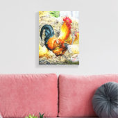 Proud Rooster Leinwanddruck (Insitu (Wohnzimmer))