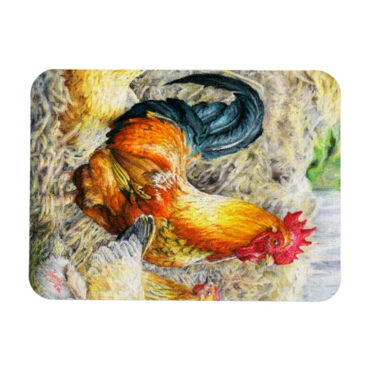 Proud Rooster Magnet (Horizontal)