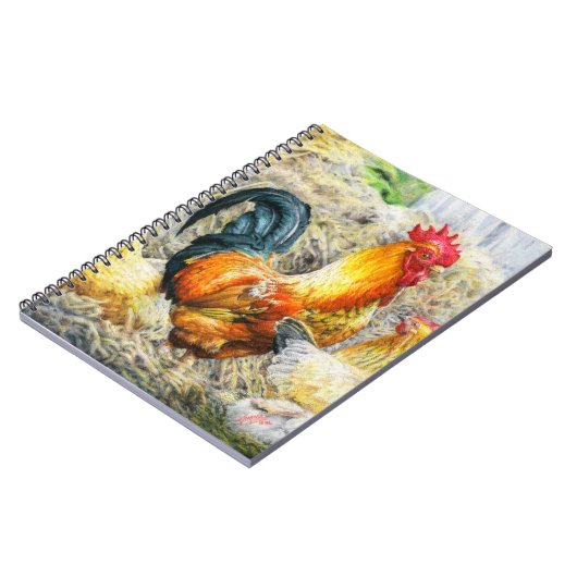 Proud Rooster Notizblock (Linke Seite)