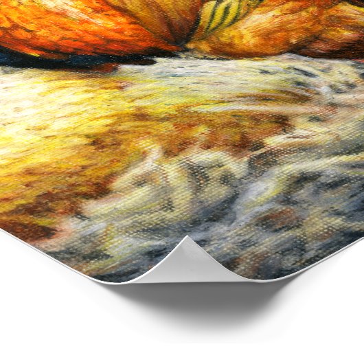 Proud Rooster Poster (Ecke)