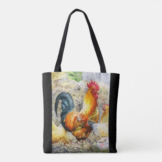 Proud Rooster Tasche (Rückseite)