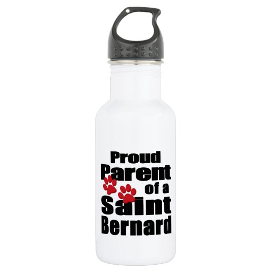Proud Saint Bernard Parent Trinkflasche (Vorderseite)