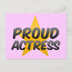 Proud-Schauspielerin Postkarte