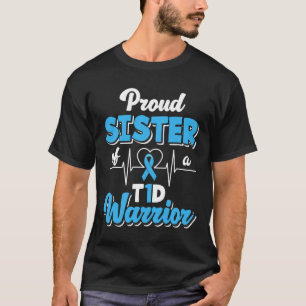Proud Schwester eines T1D-Kriegers Diabetiker Diab T-Shirt