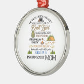 Proud Scout Mama Ornament (Links)