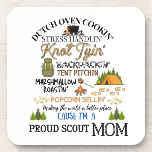 Proud Scout-Mama-Untersetzer Getränkeuntersetzer