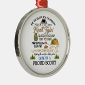 Proud Scout Ornament Aus Metall (Rechts)