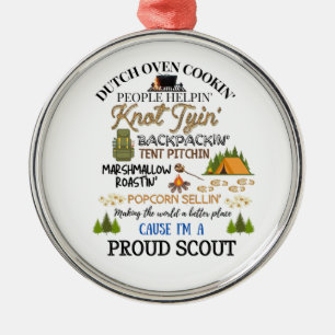 Proud Scout Ornament Aus Metall