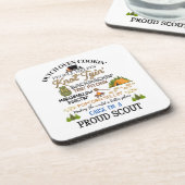 Proud Scout-Untersetzer Getränkeuntersetzer (Linke Seite)