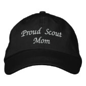 Proud ScoutMom Bestickte Baseballkappe (Vorderseite)