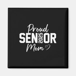 Proud Senior 2025 Mama Graduate Niedlich Heart Cl  Magnet