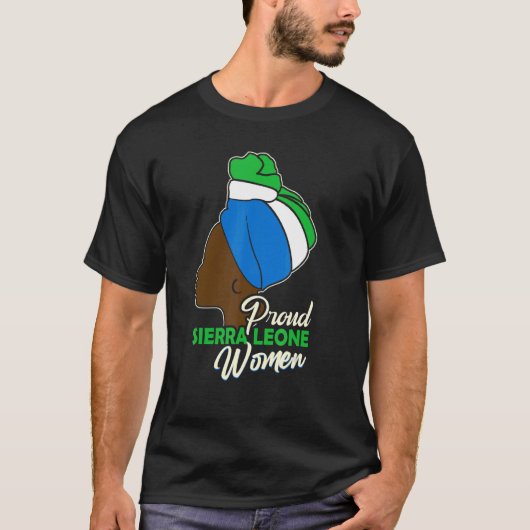 Proud Sierra Leone Women Sierra Leone T-Shirt (Vorderseite)