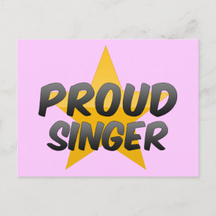 Proud Singer Postkarte