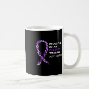 Proud Sis of an Epilepsy Warrior Epilepsy Awarenes Kaffeetasse