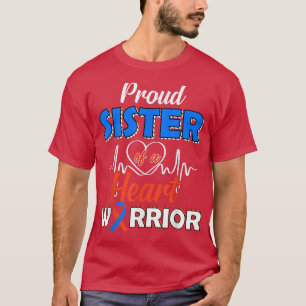 Proud SISTER eines Herzkriegers CHD Bewusstsein 11 T-Shirt