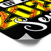 Proud Sister Of A 2026 Senior Softball Graduate  Poster (Ecke)