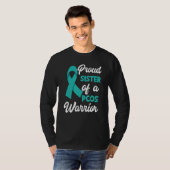 Proud Sister Of A PCOS Warrior PCOS Awareness T-Shirt (Vorne ganz)