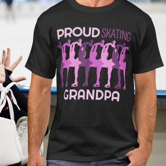 Proud Skaten Grandpa T - Shirt