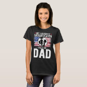Proud Soccer Dad Of A Soccer Player Father T-Shirt (Vorne ganz)