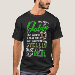 Proud Soccer Daddy Soccer Familie Match 2 T-Shirt