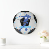 Proud Soccer Mama Persönlich und individuell anpas Große Wanduhr (Zuhause)