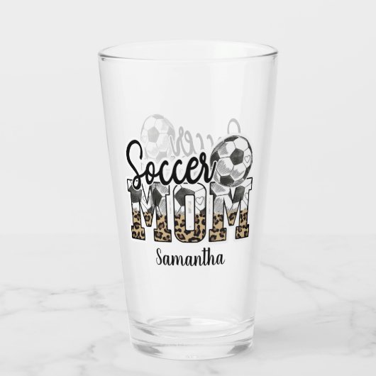 Proud Soccer Mama - Sideline Champion Glas (Rückseite)