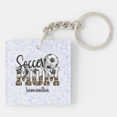 Proud Soccer Mama - Sideline Champion Schlüsselanhänger (Rückseite)