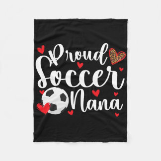 Proud Soccer Nana Of A Soccer Player Nana  Fleecedecke